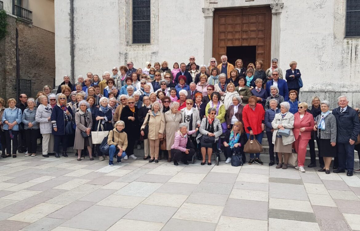 Foto: pranzo sociale e Duomo di Oderzo